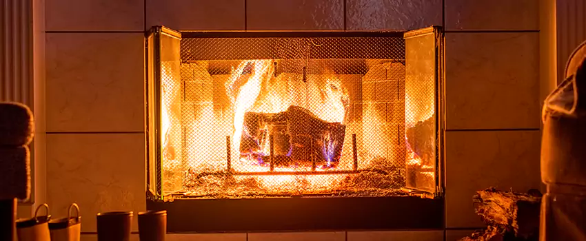 Mendota Hearth Landscape Fireplace Installation in Alameda, California