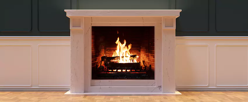 Open Flame Wood-Burning Fireplace Installation Services in Alameda, California